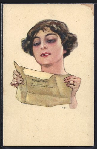 Cartolina artista leopoldo - d'artista,