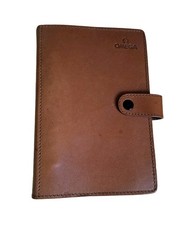 RARISSIMA PORTA AGENDA IN CUOIO  OMEGA OROLOGI ,ITALY BY SCHEDONI MODENA 