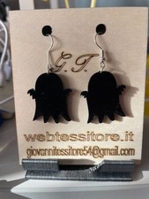 Orecchini incisi a laser su plexiglass costo 10€ comprese spedizione a domicilio