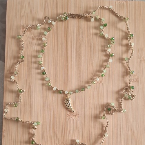Collana lunga oro cm - collana,