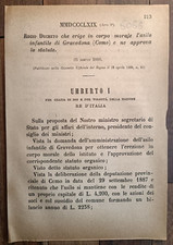 GRAVEDONA 1888 REGIO DECRETO X