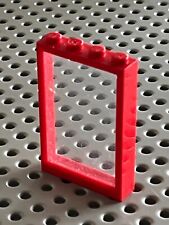 Lego red window x 5 - x, with