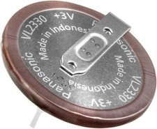 Batteria ricaricabile litio Panasonic VL2330-1HFN - 3V Telecomando Auto Corriere