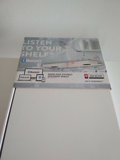 duraLine mensola Bluetooth 3.0 altoparlanti stereo audio wireless 120W bianco