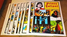 PRINCE VALIANT ANASTATICA NERBINI NN. 4/7, 10, 11, 13, 15, 29, 52 BLOCCO/SINGOLI