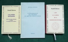 Rudolf Steiner : lot de trois