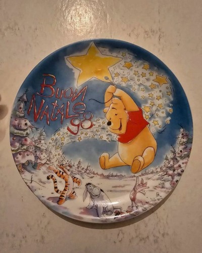 Piatto natale vintage disney - piatto,