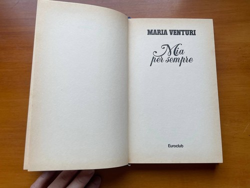 Libro mia per sempre - sempre, maria