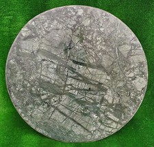 TOP PIANO IN MARMO cm Ø 120 -sp15mm PER TAVOLO DA ESTERNO GIARDINO -BORDO MOLATO