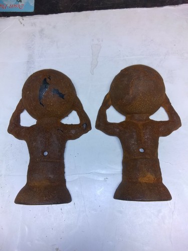 Vintage raro camino andirons - raro,