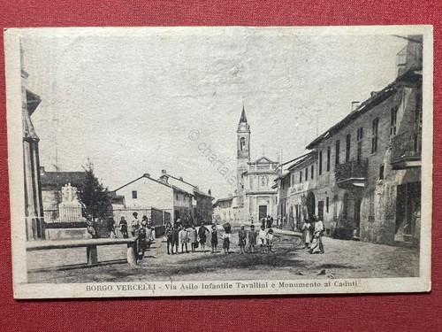 Cartolina borgo vercelli - cartolina,