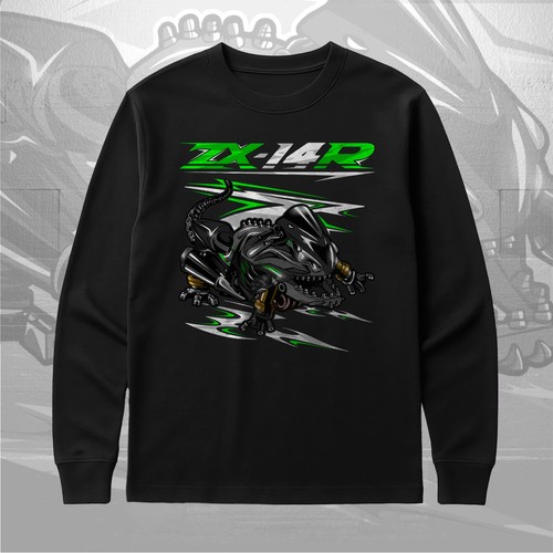 Manica lunga moto kawasaki - manica,
