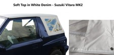 Soft Top per Suzuki Vitara MK 2 -Denim Bianco - Nuova Offerta Lancio 15% cashback