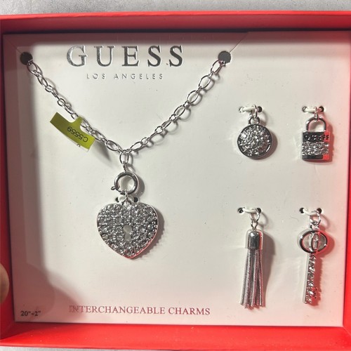 Collana guess donna argento - collana,
