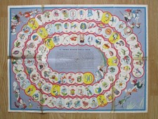 VERO GIOCO DELL'OCA,MINCULPOP 1939 XVI EF,BERGAMO,OMAGGIO MAGNESIA S. PELLEGRINO