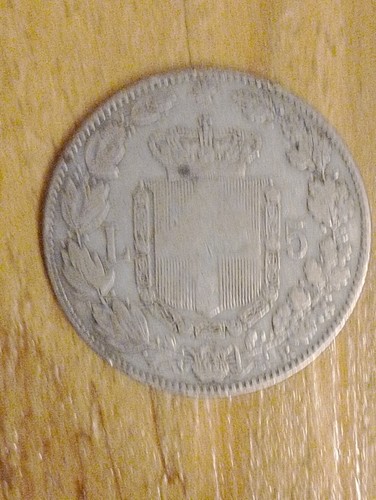 Regno italia lire 1879 r - d'italia,