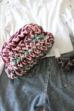Borsa clutch fatta a mano ad