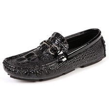 Mocassini uomo scarpe guida pelle basse slip on scarpe casual fatte a mano