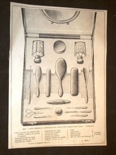 Moda e Costume Catalogo d'Epoca Gran Servizio da toilette in argento Pettiniera