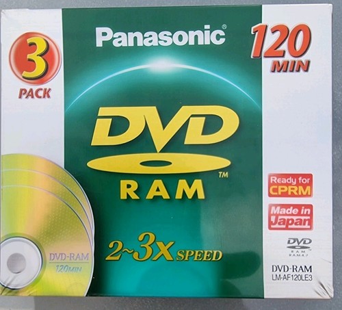 Panasonic dvd ram 7gb disco - panasonic, 4.7gb