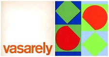VASARELY, Victor. Catalogo Galerije Suvremene, 1968, con serigrafia originale