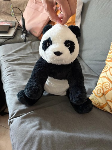 Panda peluche bianco - , nero