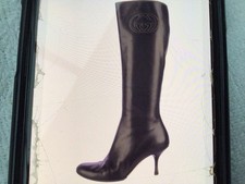 Stivali al ginocchio Gucci in