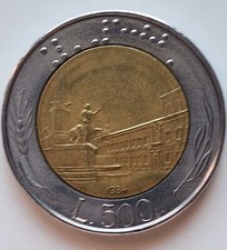 Moneta Repubblica Italiana 500