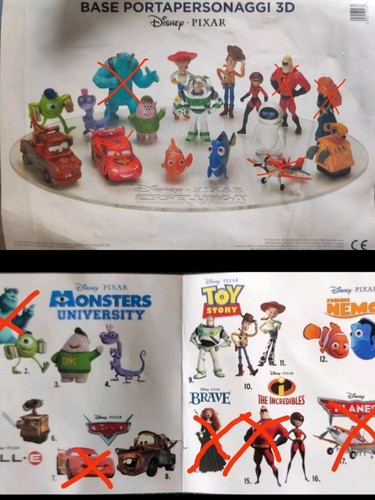 Disney pixar esselunga con - pixar,