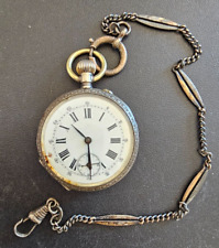 Orologio da Tasca meccanico Eclipse Cylindre 10 Rubis Anno 1923