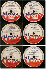 3x V-DISC-Record Frank Sinatra, Jo Stafford  u.a. 30 cm 78rpm Schellack GS207G