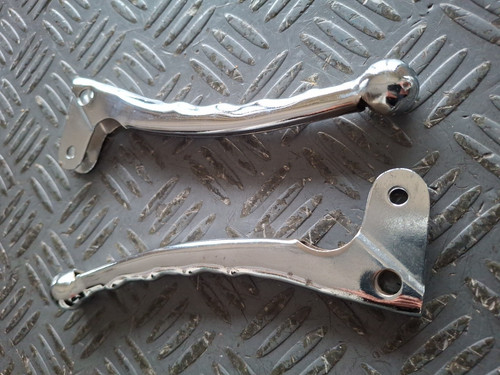 Coppia leve cromate freno - coppia,