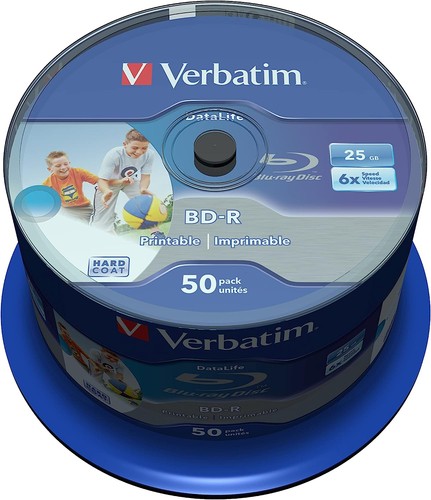 Verbatim 43812 blu ray 25 - bd-r,