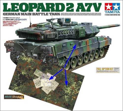 Tamiya leopard 2 a7v - tamiya, full