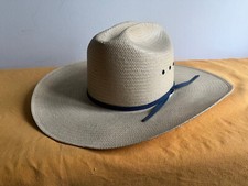 Stetson Strohhut Cowboy Genuine Cappello Hat Paglia 56