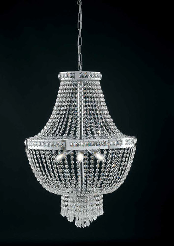 Lampadario impero cromo oro - lampadario,