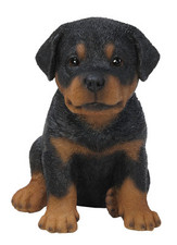 Cane cucciolo Rottweiler - regalo ornamento realistico - interno o esterno - amici animali domestici 