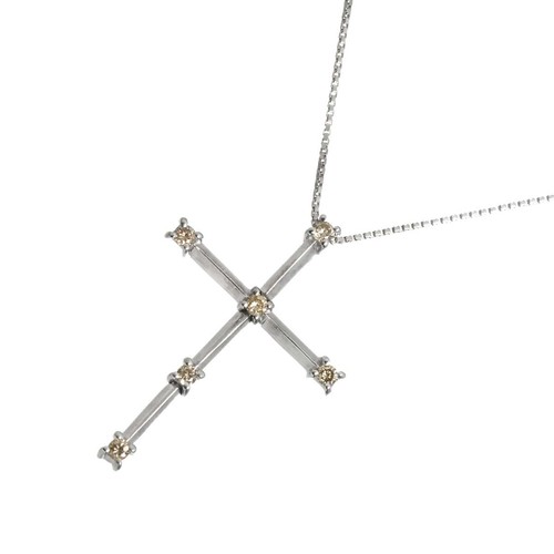 Collana damiani croce diamanti - croce,