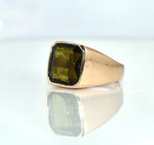 Anello con sigillo in rame