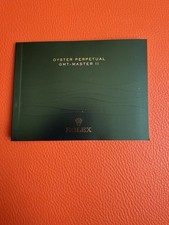 Rolex Gmt-Master II libretto corredo orologio watch booklet  inglese English