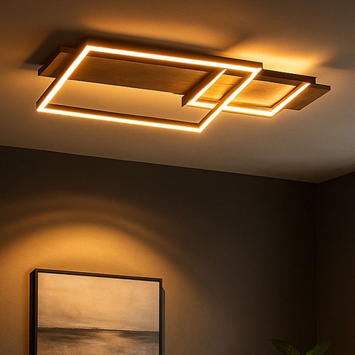 Lampada soffitto wood sala - wood,