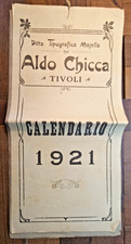 1921 Tivoli Calendario