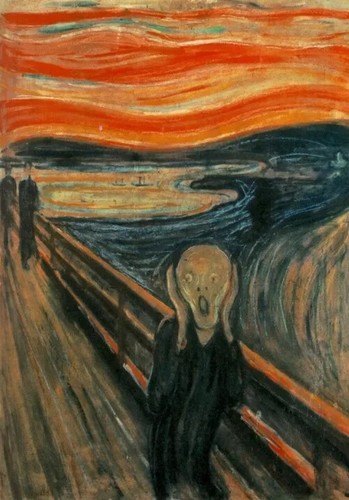 Urlo edvard munch - edvard, 70x100