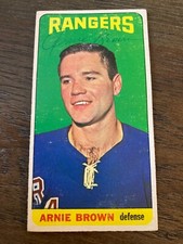 Arnie Brown New York Rangers