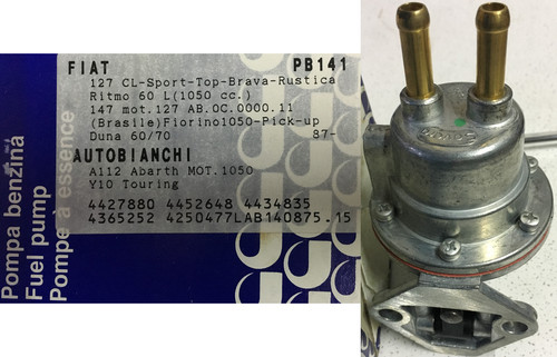 Pompa benzina fiat - fiat, 127