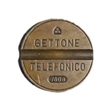 Gettone telefonico 7608 - telefonico, raro
