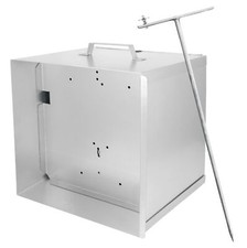 Scatola portaoggetti + palo