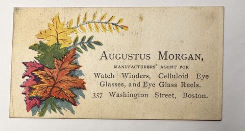 Victorian jewelers trade card - victorian,
