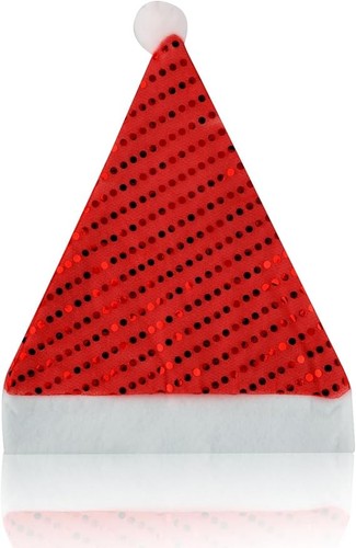 Cappello paillettes rosso - cappello,