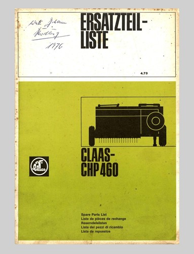 Claas chp 460 - 460,